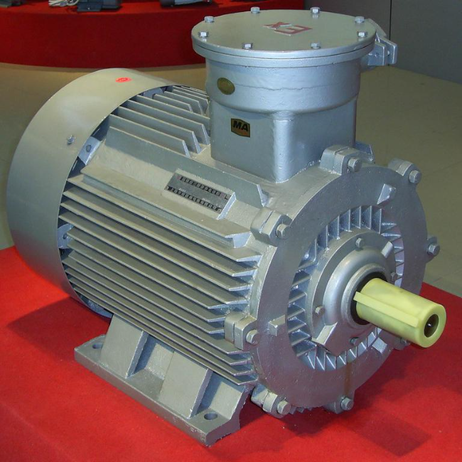 YE3-112M-6防爆电机45°角实拍